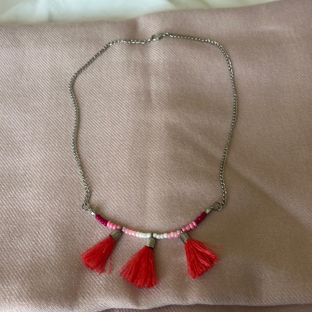 Y2K tassel necklace